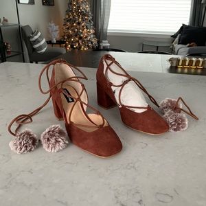 REMOVING ITEM FROM POSH ON APRIL 30 
- Design Lab Strap Up Heels